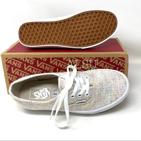 🌸Sale🌸 VANS Authentic Canvas Rainbow Jersey Women’s Sneak Size 6 VN0A2Z5IWN5 - Picture 3 of 9